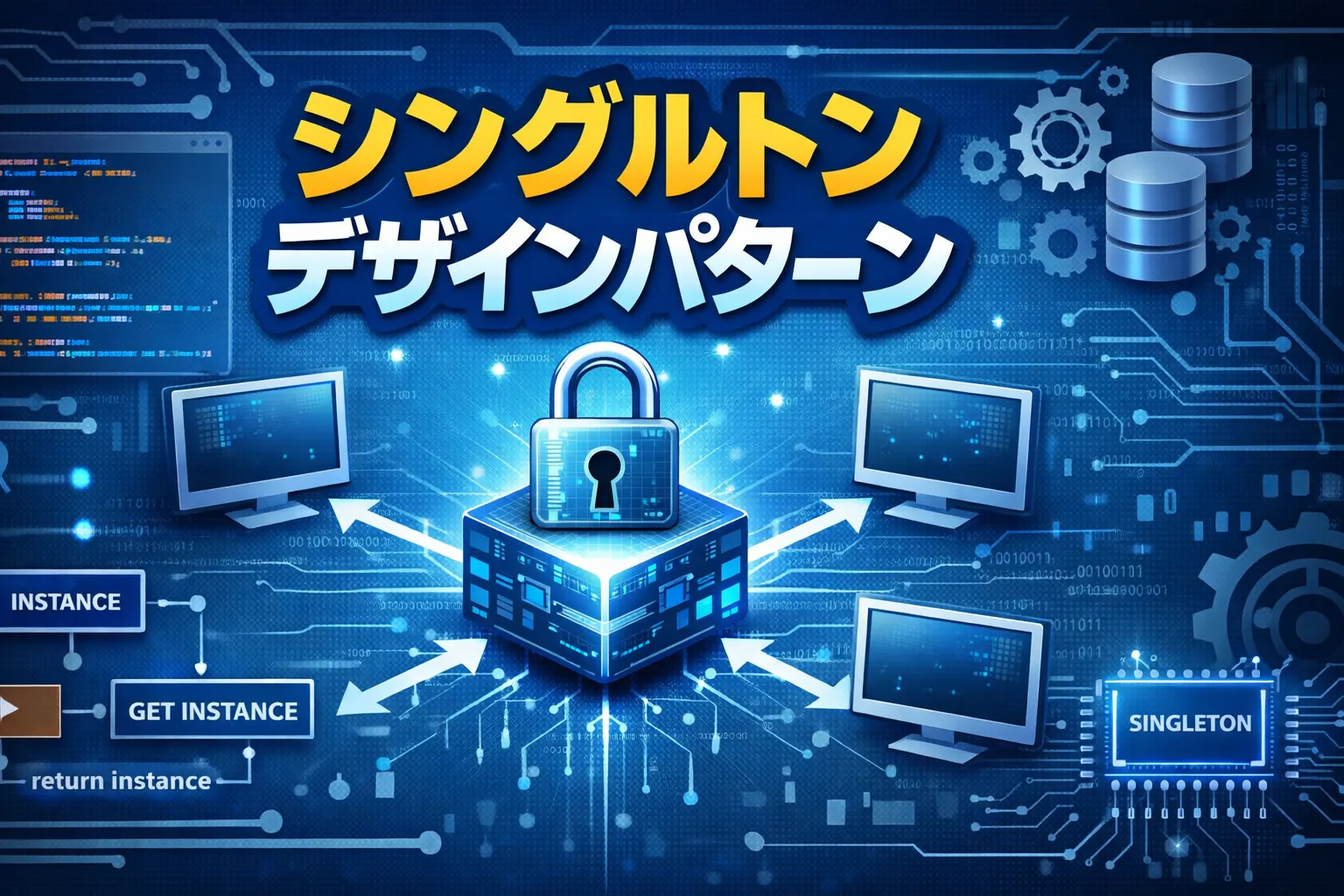 シングルトン（Singleton）デザインパターンを徹底解説！Java実装例・メリット・デメリット