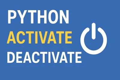 Pythonの仮想環境を終了（deactivate）する方法