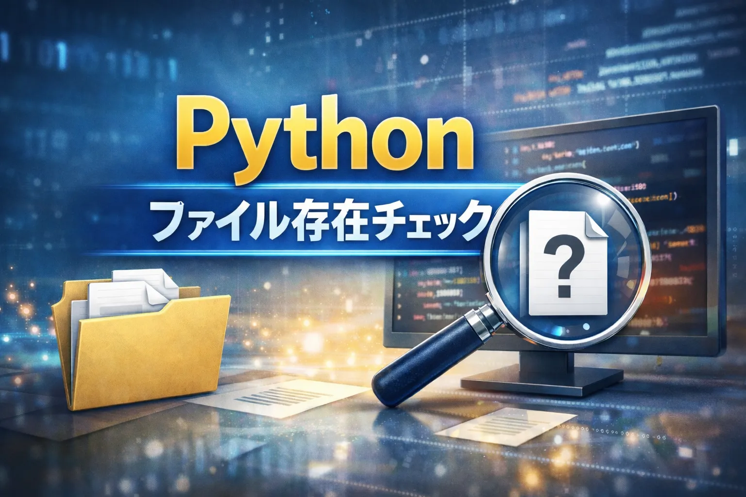 【Python】ファイル存在チェックの実装方法（pathlib、os.path）
