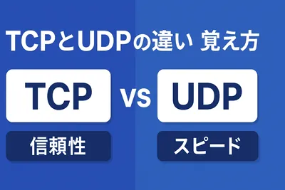 TCPとUDPの違いと覚え方:信頼性 vs スピードを徹底解説