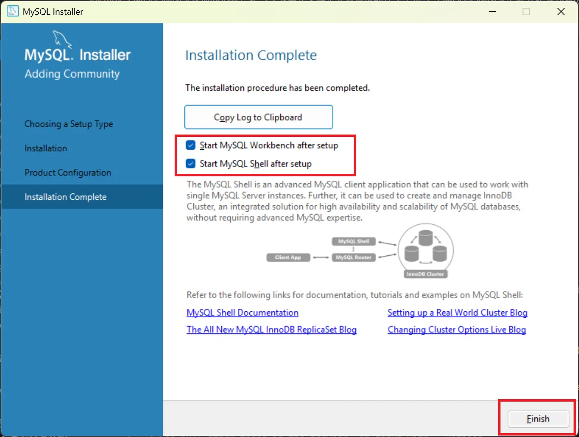 MySQL Shellの起動画面